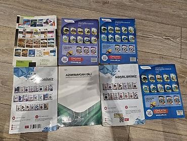 Kitablar və jurnallar: 👉 Ədəbiyyat + Riyaziyyat+Azərbaycan dili + İngilis dili kitabları — 7