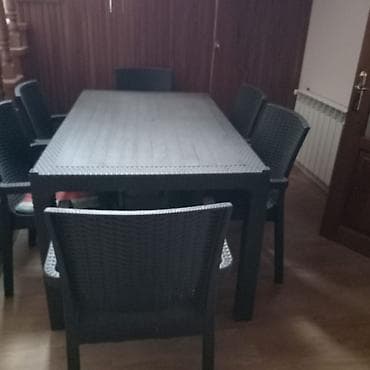 Hesirden masa desti. 250azn. 6 stulla ünvan Novxani (0085)*Tehi
