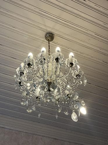 xrustal vaz: Çılçıraq, 10 və daha çox lampa, Xrustal — 2