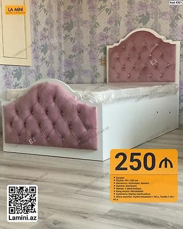 Tək nəfərlik çarpayılar – 90×200 sm Məhsul xüsusiyyətləri (hər model — 2