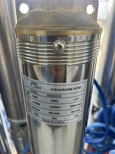 ev tortlari: Nasos, Artezian quyusu üçün, quraşdırılma Sualtı — 3