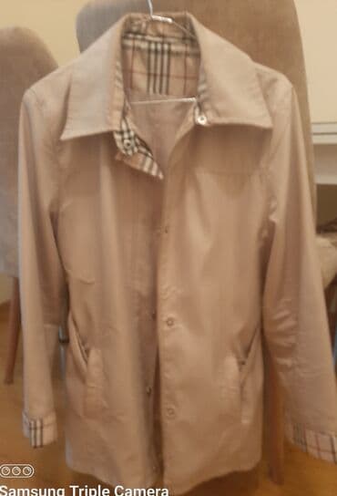 женские утепленные плащи: Elan aktivdi Bej rəngli qadın yağmurluğu/kaban - Klassik düz kəsim — 1