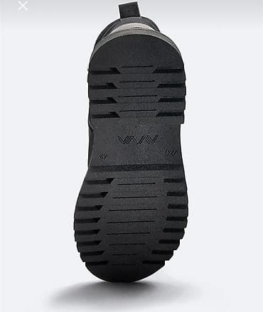 yds batinka: Kişi üçün qara rəngli dəri/saxta zamşa qarışığı bot - Dizayn: Yüksək — 4