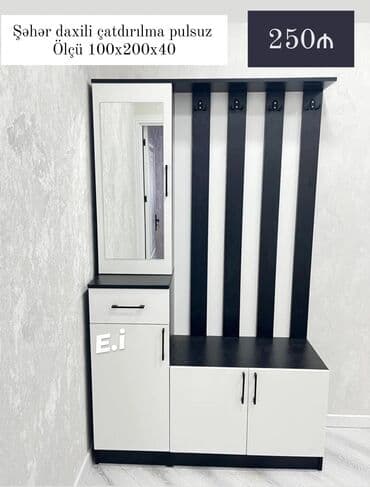 ağ qara mətbəx mebelləri: Komod — 1