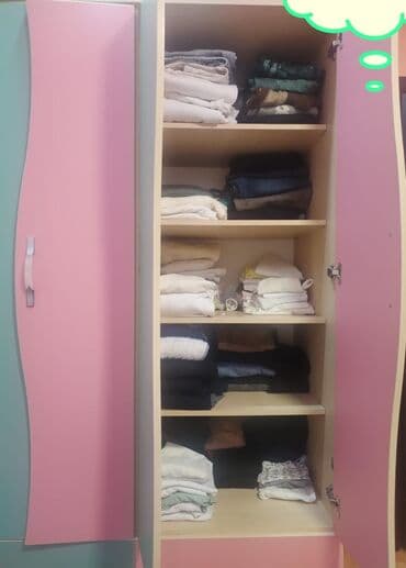 tibb bacisi profil hekim qiz sekilleri: Oğlan və qız üçün, İşlənmiş, 4 qapılı, Açılan, Düz dolab — 6