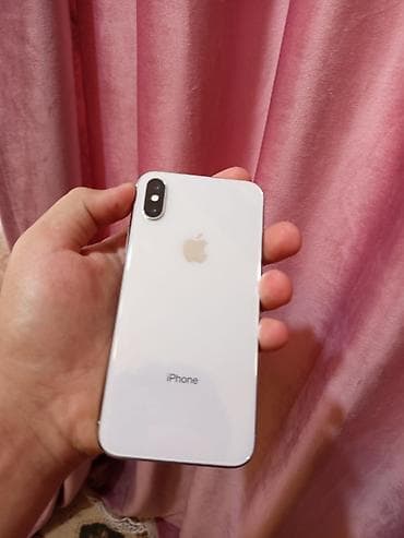 iphone ile barter: IPhone X, 64 GB, Ağ, Face ID — 10