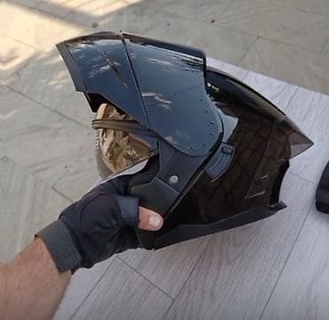 motorlu araba: Moto kask yeni üzərində intercom verilir L razmerdi Real Alıcıya — 5