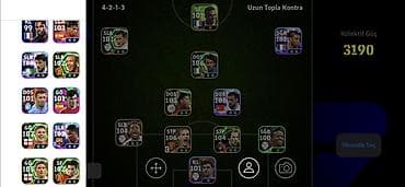 EFootball oyun hesabı – yüksək reytinqli ulduz kolleksiyası - Oyun — 5
