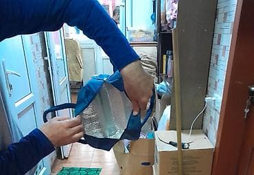 ucuz əşyalar: Rəng - Göy, Yəmək üçün termos — 5