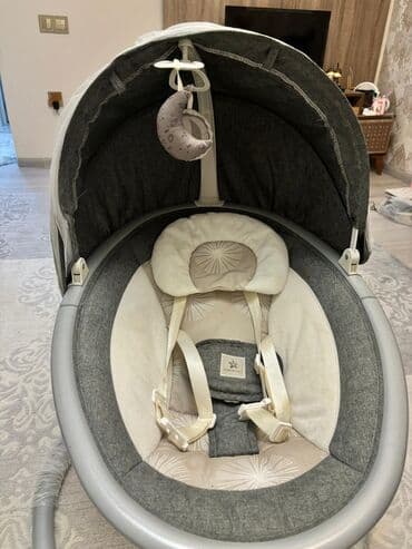 oyuncaql: Uşaq üçün elektrikli yelləncək/rahatlama kreslosu - Yumru dayaq — 2