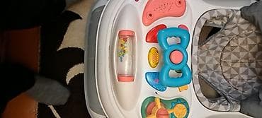 Uşaq gəzdirəni / yırğalanan gəzən arabası - Rəng: ağ‑boz korpus