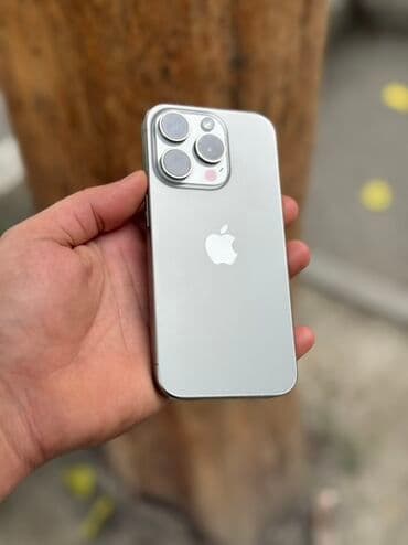 Apple iPhone: IPhone 15 Pro, 128 GB, Natural Titanium, Barmaq izi, Face ID, Sənədlərlə — 7