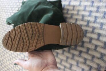 rezin qısa çəkmələr: Ölçü: 37, rəng - Yaşıl, İşlənmiş — 5