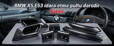 Salon: BMW X5 E53 üçün idarəetmə pultu və salon aksesuarları dəsti tam — 1