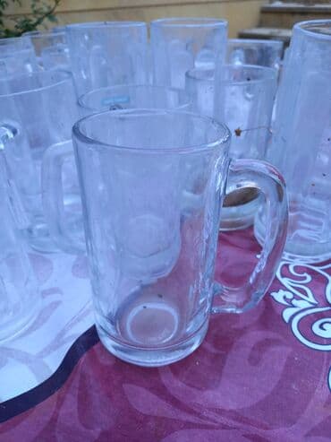 çen su: Qədəhlər, rəng - Ağ, Bərkidilmiş şüşə, Rusiya — 1