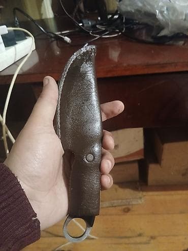 Столовые приборы: Bıçaq – əl işi - Ümumi uzunluq: təxminən 23–25 sm - Bıçaq hissəsi — 7