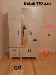 mətbəxt dolabı: Yeni, Açılan, 3 qapılı Qarderob, paltar dolabı — 1