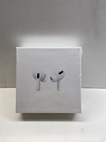 yeni iphone 7: AirPods Pro simsiz qulaqlıq, ağ rəngdə, şarj qutusu ilə birlikdə — 1