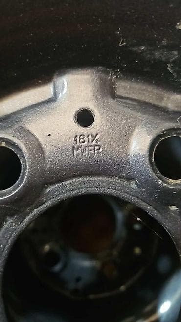 byd diskleri: Polad disk dəsti (4 ədəd) - Ölçü: 16 düym - En: 6J (16x6J işarəsi — 1
