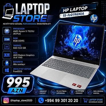 prosessor amd: 🔥 Yeni nəsil HP Notebook 15-fc0196nia!💻 Sürət, performans və — 1