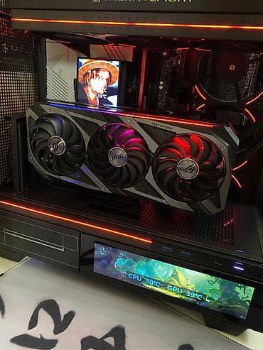 islenmis video kart satisi: Asus Rog RTX 3060Tİ Çox sərin işləyir. FurMark testində 20 dəqiqə — 4