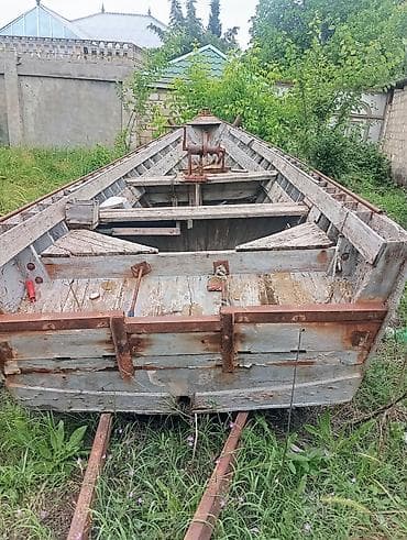 demir qapilar: Taxta balıqçı qayıq gövdəsi və metal şassi - Material: tamamilə taxta — 3
