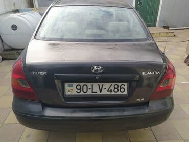 Hyundai Elantra GLS sedan - Kuzov: 4 qapılı sedan, qrafit/qaranlıq
