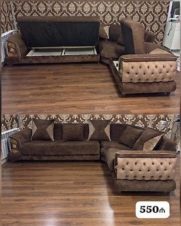 Mebel: *550₼ KÜNC divan :-TƏCİLİ SATILIR*‼️ Açılır baza var yaxşı vəziyyətdə — 1