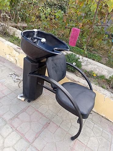 Salon üçün saç yuma bölməsi – kreslo və lavabo dəsti - Kombinə — 2