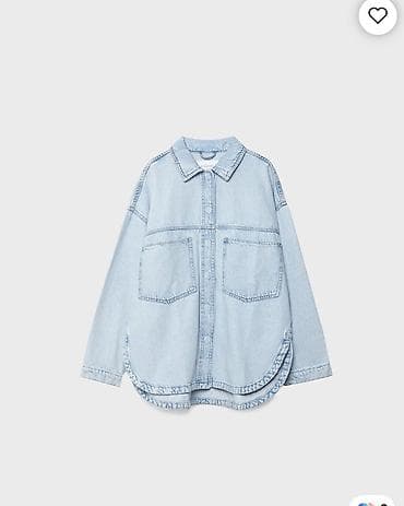 zara kurtka: Stradivarius cins kurtka gömlek dökümlu rozuvu rengi yenidir oversize — 1