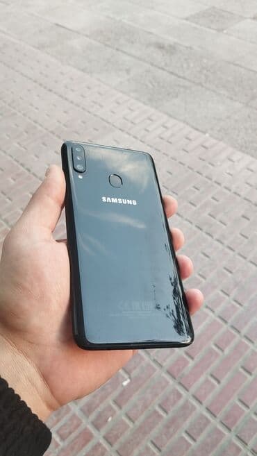 samsung telefon qiymətləri: Samsung Galaxy A20, 32 GB, rəng - Qara, Barmaq izi — 6