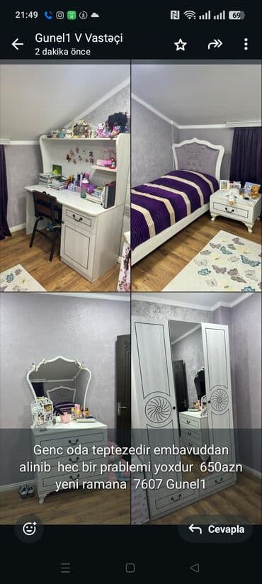 ikinci el metbex stolu: (Yataq desti) yaxwi veziyyetde hec bir prablemi yoxdur seliqeli — 2