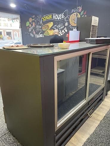 Промышленные морозильники: Vitrin soyuducu dəst - Tip: Şüşəli ön vitrinq soyuducu (sürüşkən — 3