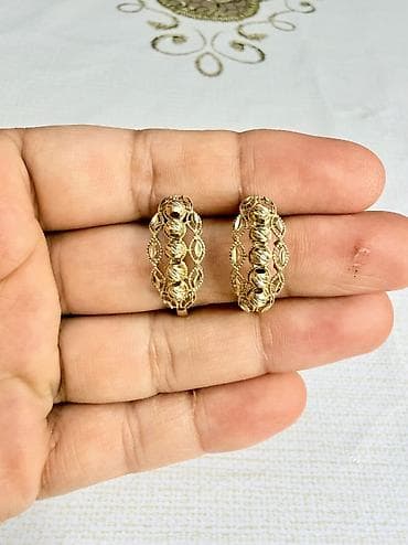zergerlik: Sırğa, Pandora, Sarı qızıl, 585 Əyar, 259 g — 3
