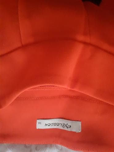 qadin geyim: Şalvar, Zara, XS, rəng - Qırmızı — 2