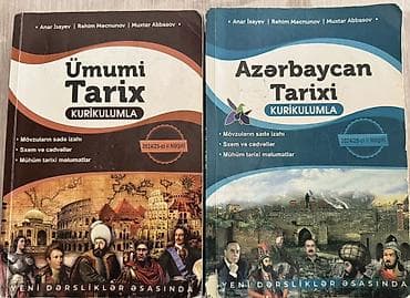 tarlar: 2024/25-ci il nəşr Azərbaycan və ümumi tarix kitabı 2 si birlikdə çox — 1