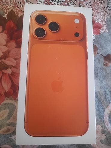 IPhone 17 Pro Max, 256 GB, Narıncı, Zəmanət, Barmaq izi, Simsiz şarj