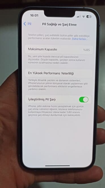 iphone 16 pro 2 ci el: IPhone 13, Mavi, Face ID — 4