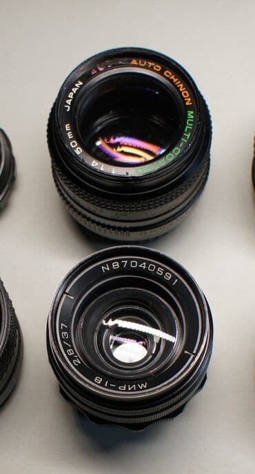 su filtrləri satışı: Retro linzalar Helios 44m-4 58mm f2 (SSSR) 100₼ Mir-1B 37mm f2.8 — 3