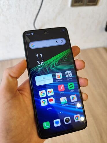 noutbook ekranı: Infinix Note 11 Pro, 128 GB, rəng - Yaşıl, Sensor — 5