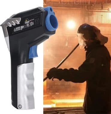 lazer termometr: Lazer termometr -50°c ~ + 380°c qida sənaye sahəsində istifadə olunur — 1