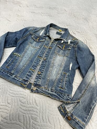 Lincoln: Мужская куртка, Джинсовая, Осенняя, M — 1