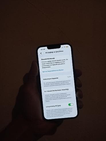 iphone 13 2 ci el: IPhone 13, 128 GB, Mavi, Qırıq — 5