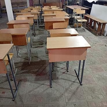 Ofis dəst mebeli: Məktəb/Ofis mebelləri dəsti - Material: laminat/LDSP ağac teksturalı — 4