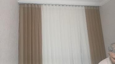 İkiqat pərdə dəsti – dekorativ qalın pərdə + tül - Model: ikiqat lalafo.az -da İkiqat pərdə dəsti – dekorativ qalın pərdə + tül - Model: ikiqat