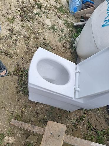 Divar kağızları, oboy: Unitaz – kompakt, birgə (monoblok) model - Aşağıdan çıxışlı, döşəməyə — 1