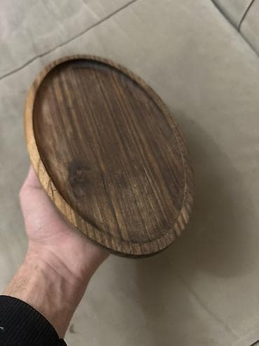 serviz destleri: Təbii ağacdan hazırlanmış serve etmək üçün dəst Her bir cesitden 12-10 — 6