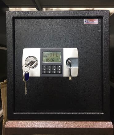 копилка на 100 тысяч сом таблица: Hundurluk 40sm Eni 38sm Derinlik 30sm Seyf iki acar ve kodile isleyir — 1