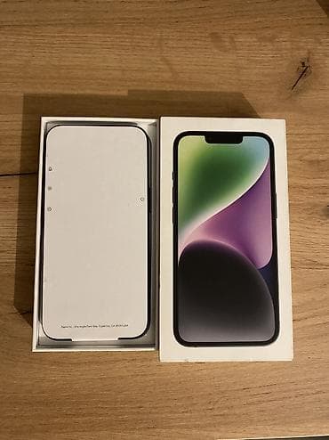 apple 14 pro max 256: IPhone 14, 128 GB, Midnight, Simsiz şarj, Face ID — 2