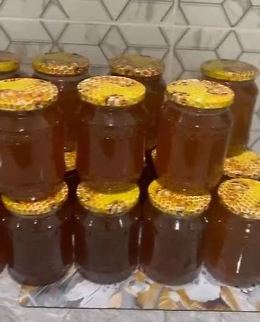 arı balı: Təbii dağ balı – çiçək balı - Məhsul: Arı pətəklərindən əldə olunan — 6